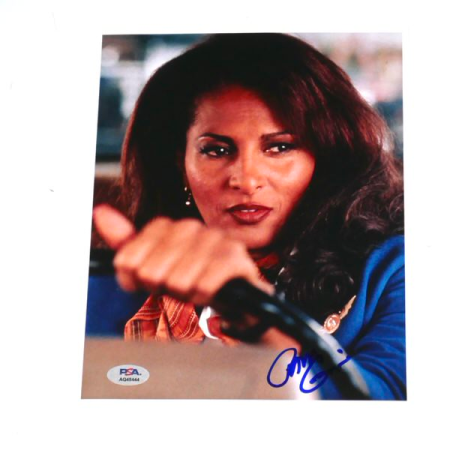 Pam Grier Signed Jackie Brown 8x10 Photo Autograph PSA DNA Certified