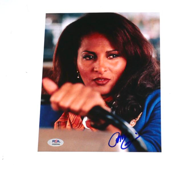 Pam Grier Signed Jackie Brown 8x10 Photo Autograph PSA DNA Certified