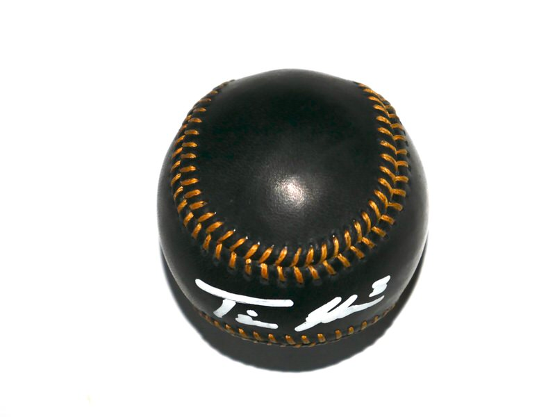Tink Hence St Louis Cardinals Signed Rawlings Official Black Leather Major League Baseball - Beckett