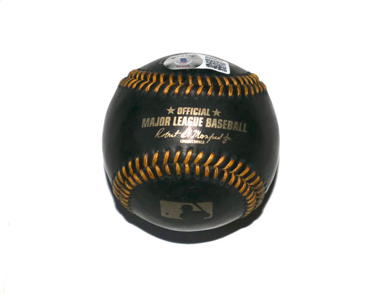 Tink Hence St Louis Cardinals Signed Rawlings Official Black Leather Major League Baseball - Beckett