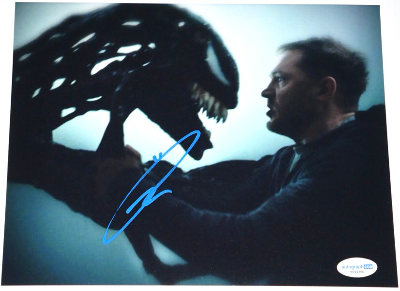 Tom Hardy Signed Autographed Eddie Brock Venom 8 x 10 Photo - ACOA - Comes in 8 x 10 Toploader!