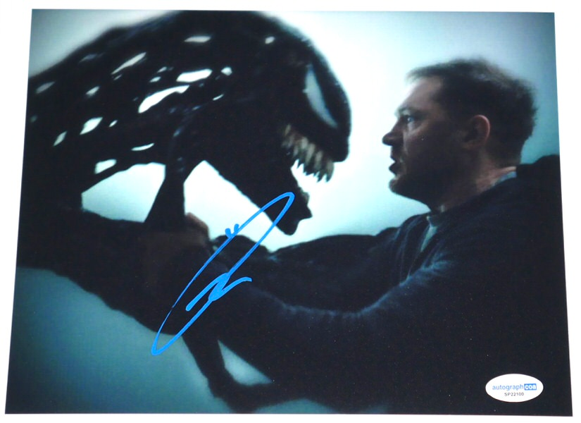 Tom Hardy Signed Autographed Eddie Brock Venom 8 x 10 Photo - ACOA - Comes in 8 x 10 Toploader!