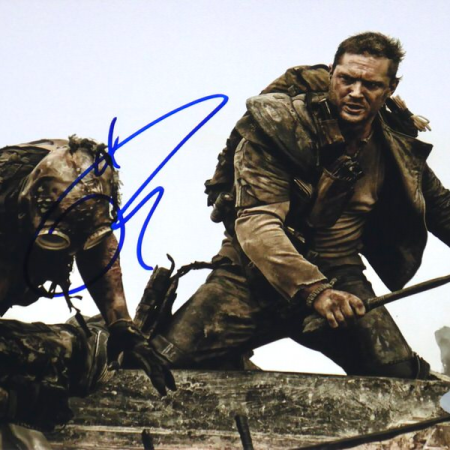 Tom Hardy Signed Max Rockatansky Mad Max Fury Road 8x10 Photo PSA