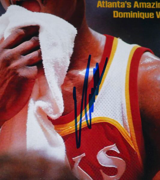 Autographed Dominique Wilkins Atlanta Hawks Sports Illustrated Cover 8x10 Photo
