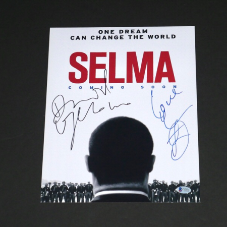 David Oyelowo & Common Signed Selma 11x14 Photo (Beckett COA) Grammy Winner