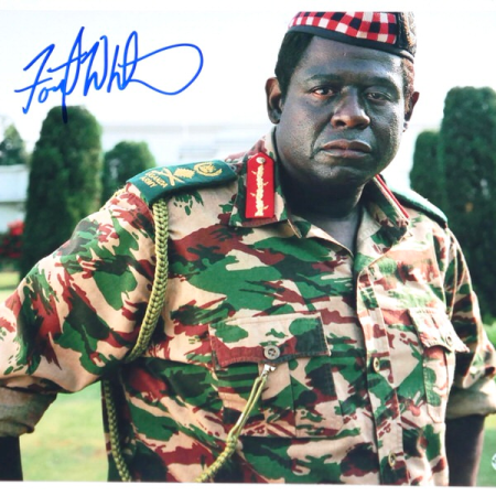 Forest Whitaker Signed Idi Amin The Last King of Scotland 8 x 10 Photo - Beckett