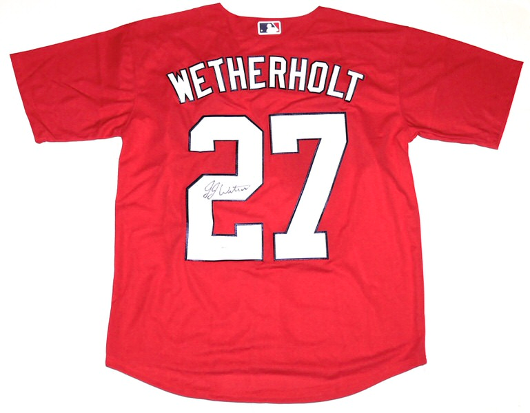 JJ Wetherholt Signed St Louis Cardinals Nike Authentic Jersey (JSA)