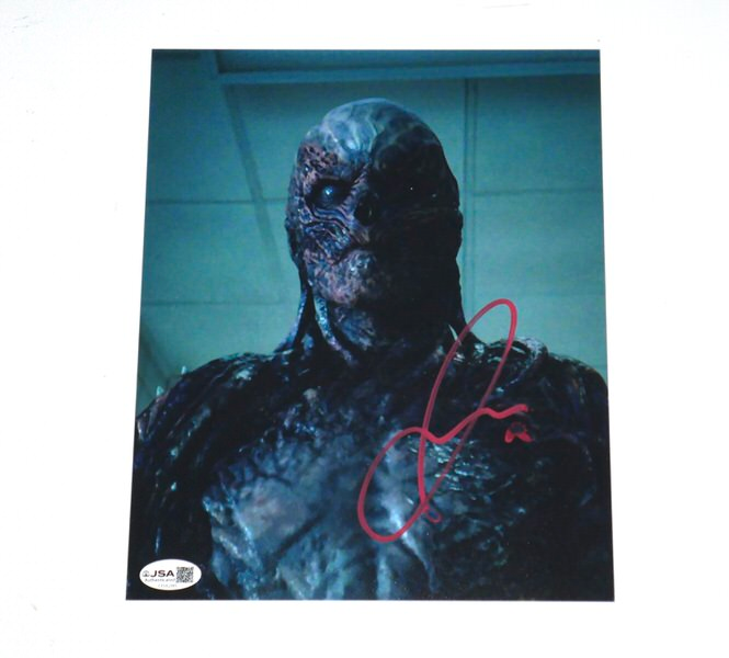 Jamie Campbell Bower Signed 8x10 Stranger Things Vecna Photo (JSA COA)
