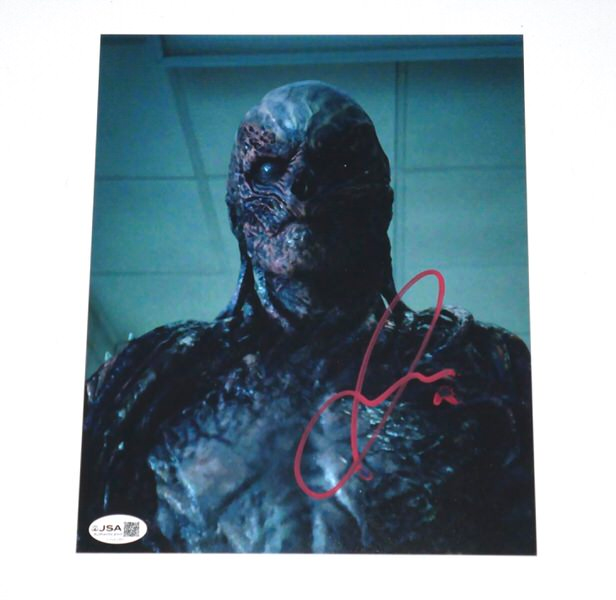 Jamie Campbell Bower Signed 8x10 Stranger Things Vecna Photo (JSA COA)