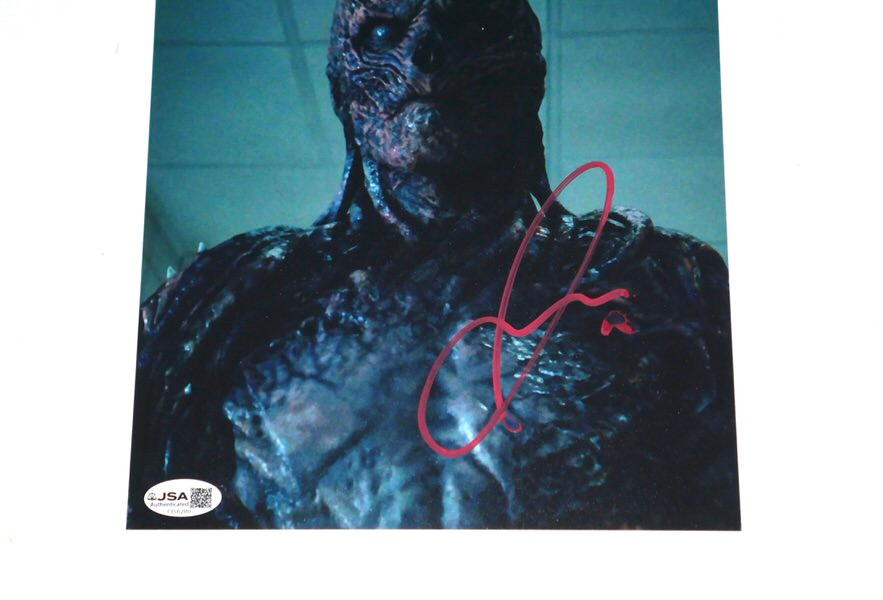 Jamie Campbell Bower Signed 8x10 Stranger Things Vecna Photo (JSA COA)