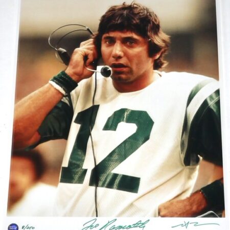 Joe Namath Signed Neil Leifer New York Jets 16x20 Photo – Limited Edition 8 of 250 Superstar Greetings COA