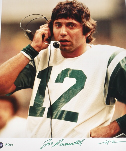 Joe Namath Signed Neil Leifer New York Jets 16x20 Photo – Limited Edition #8/250 (Superstar Greetings COA)