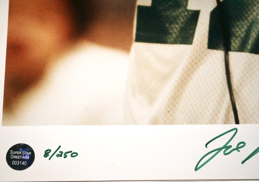 Joe Namath Signed Neil Leifer New York Jets 16x20 Photo – Limited Edition #8/250 (Superstar Greetings COA)