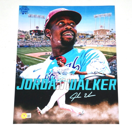 Jordan Walker St Louis Cardinals Signed 2022 Futures Game 11x14 Photo - Beckett Witnessed