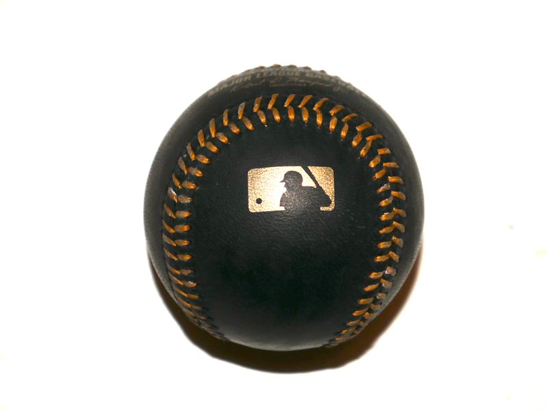Matt Chapman San Francisco Giants Signed Rawlings OML Black Leather Baseball - Beckett Witnessed