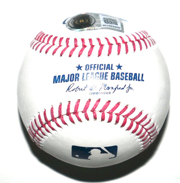 Matt Chapman San Francisco Giants Signed Rawlings Official Major League Baseball - Beckett Witnessed