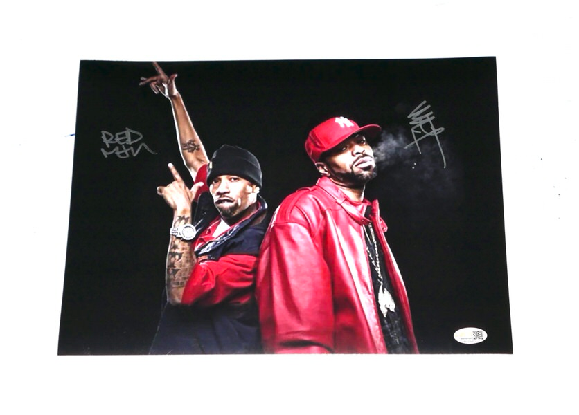 Method Man & Redman Signed 11x14 Photo Autograph Wu-Tang Clan JSA Witnessed COA