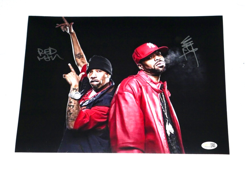 Method Man & Redman Signed 11x14 Photo Autograph Wu-Tang Clan JSA Witnessed COA