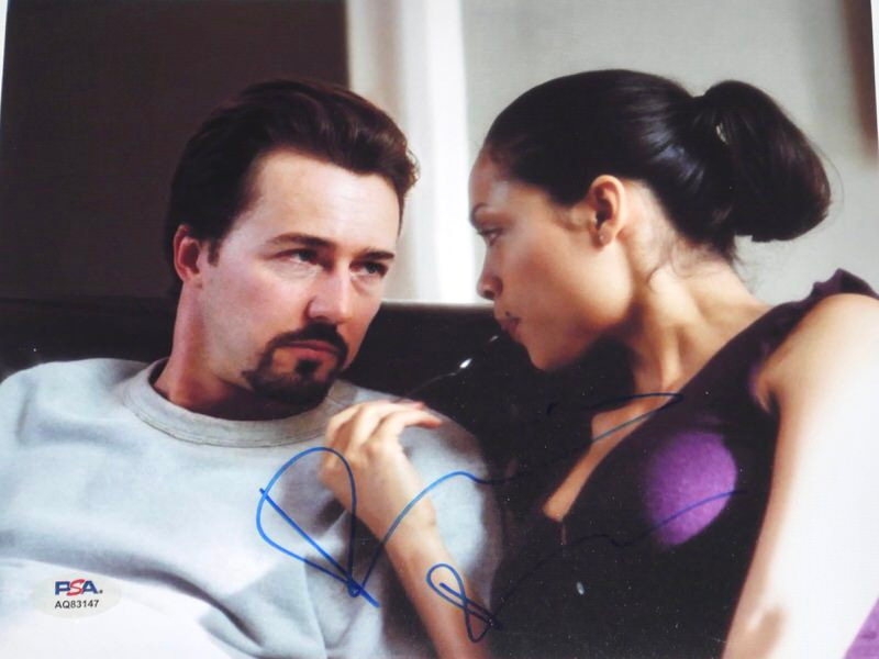 Rosario Dawson Signed Naturelle Riviera 25th Hour 8x10 Photo (PSA)