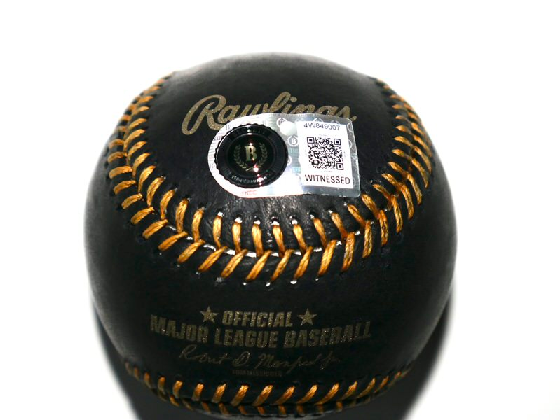 Sam Antonacci Chicago White Sox Signed Rawlings Official Major League Black Leather Baseball - Beckett Witnessed
