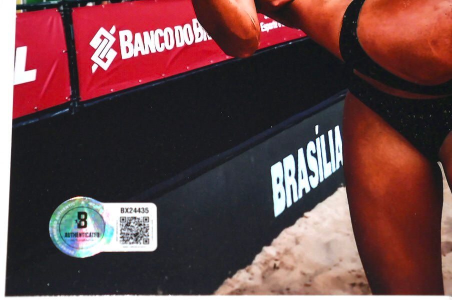 Taryn Kloth Kristen Nuss Signed 8x10 Photo Inscribed USA Beach Volleyball Autograph Beckett