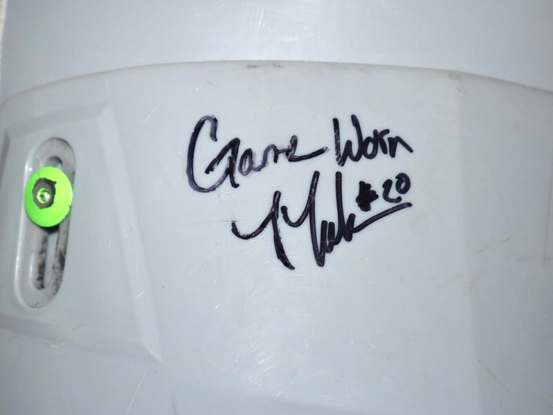 Tyler Tolve 2026 Columbus Clingstones Game Worn & Signed Gray All-Star Leg Guards