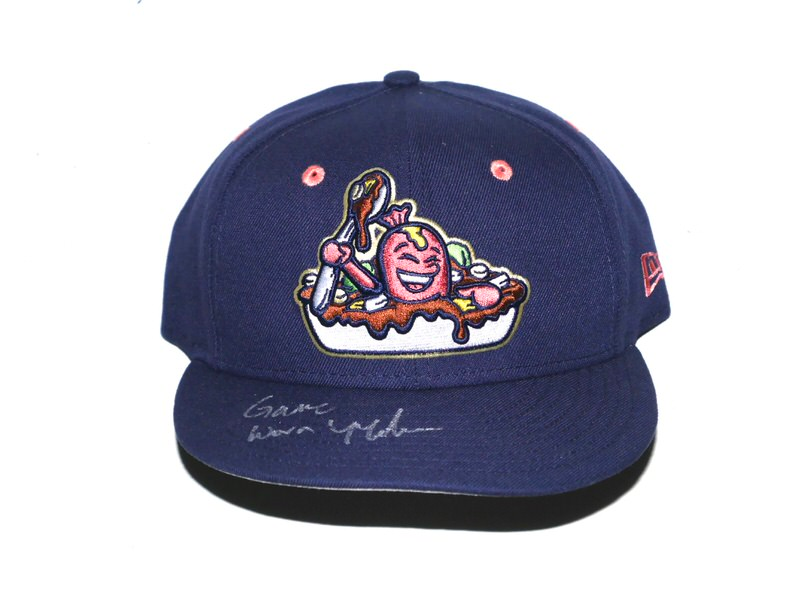 Tyler Tolve 2026 Game Worn & Signed Official Columbus Clingstones Scrambled Dogs New Era 59FIFTY Hat