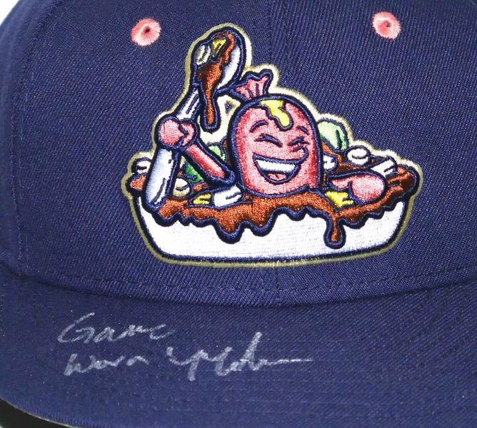 Tyler Tolve 2026 Game Worn & Signed Official Columbus Clingstones Scrambled Dogs New Era 59FIFTY Hat
