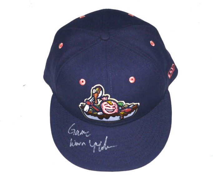 Tyler Tolve 2026 Game Worn & Signed Official Columbus Clingstones Scrambled Dogs New Era 59FIFTY Hat