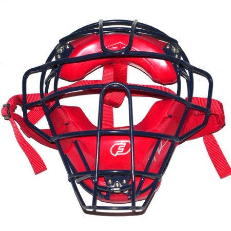 Tyler Tolve Rome Emperors Game Worn & Signed Red Force3 Catchers Mask