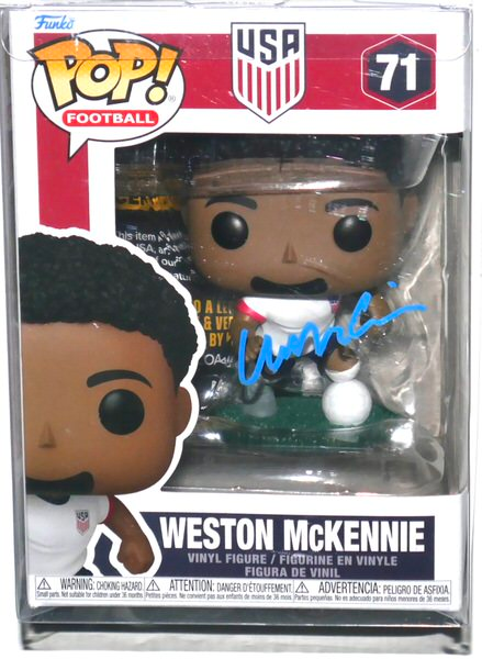 Weston McKennie Signed Team USA #71 Funko Pop! Vinyl Figure - JSA COA