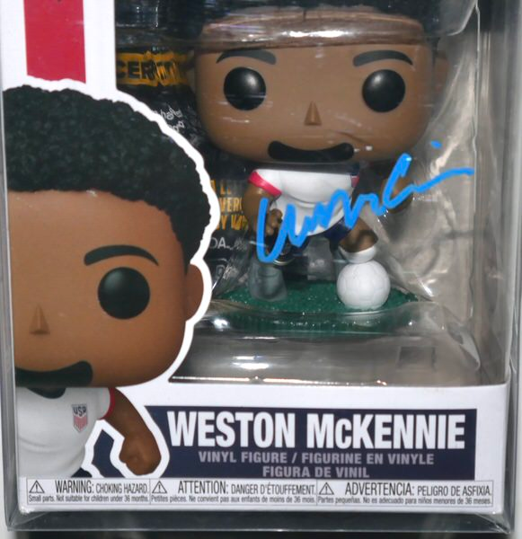 Weston McKennie Signed Team USA #71 Funko Pop! Vinyl Figure - JSA COA