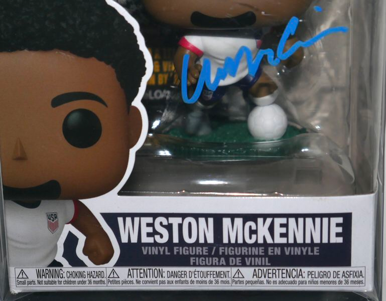 Weston McKennie Signed Team USA #71 Funko Pop! Vinyl Figure - JSA COA