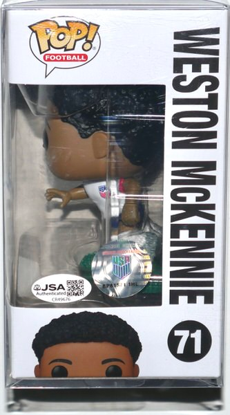 Weston McKennie Signed Team USA #71 Funko Pop! Vinyl Figure - JSA COA