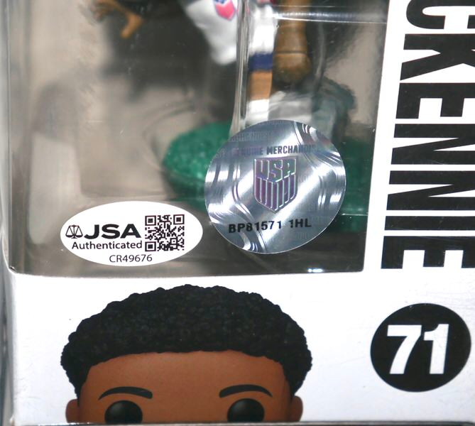 Weston McKennie Signed Team USA #71 Funko Pop! Vinyl Figure - JSA COA