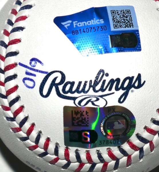 Connelly Early Signed LE OML Boston Red Sox Logo Baseball Inscribed MLB Debut 9 9 25 5.0 IP, 11K, 1st W MLB & Fanatics