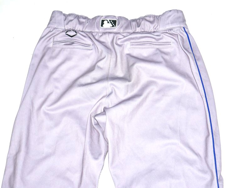 Indigo Diaz 2026 Amarillo Sod Poodles Game Worn & Signed Gray & Blue Evoshield Pants