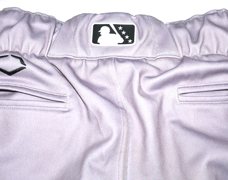 Indigo Diaz 2026 Amarillo Sod Poodles Game Worn & Signed Gray & Blue Evoshield Pants