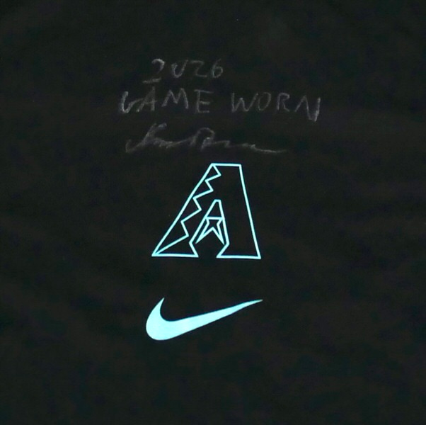 Indigo Diaz 2026 Game Worn & Signed Official Arizona Diamondbacks Nike Dri-Fit XXL Shirt