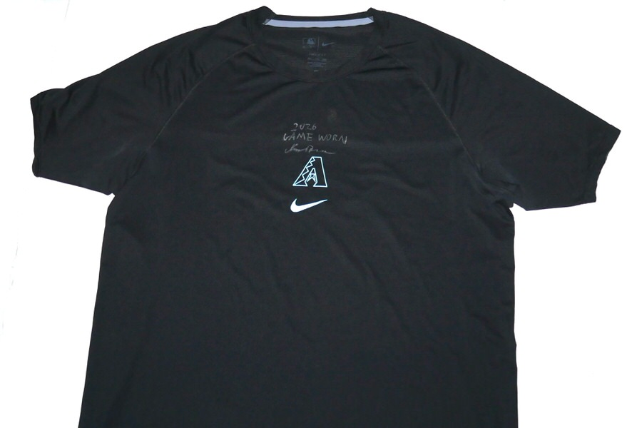 Indigo Diaz 2026 Game Worn & Signed Official Arizona Diamondbacks Nike Dri-Fit XXL Shirt