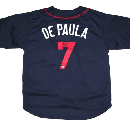 Josue de Paula All-Star Futures Game Signed National League Jersey - Beckett Witnessed (Los Angeles Dodgers #1 Prospect)
