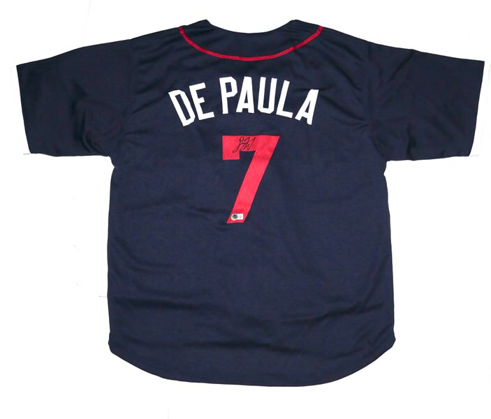 Josue de Paula All-Star Futures Game Signed National League Jersey - Beckett Witnessed (Los Angeles Dodgers #1 Prospect)