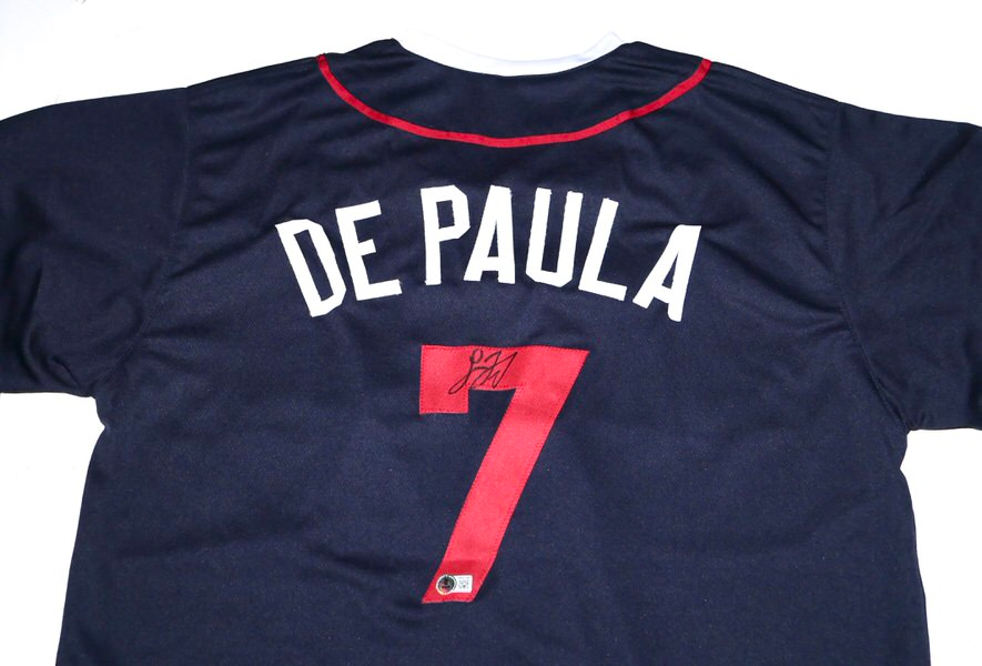 Josue de Paula All-Star Futures Game Signed National League Jersey - Beckett Witnessed (Los Angeles Dodgers #1 Prospect)