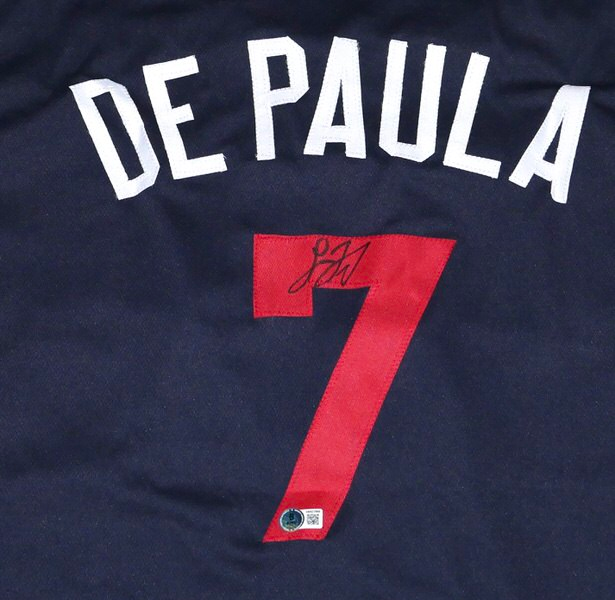 Josue de Paula All-Star Futures Game Signed National League Jersey - Beckett Witnessed (Los Angeles Dodgers #1 Prospect)