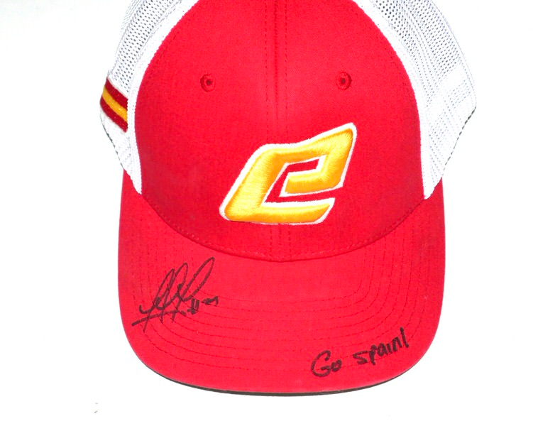 Rusber Estrada Practice Worn & Signed Official Team Spain WBC Flexfit Hat- Worn for World Baseball Classic Qualifiers!