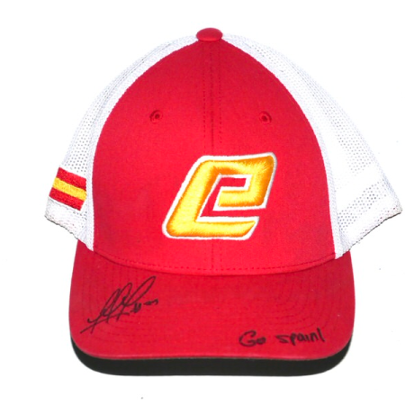 Rusber Estrada Practice Worn & Signed Official Team Spain WBC Flexfit Hat- Worn for World Baseball Classic Qualifiers!