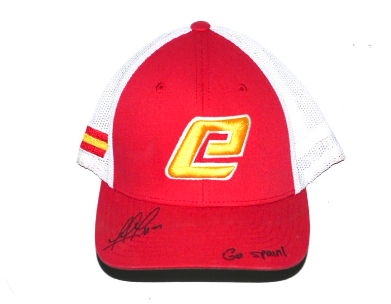 Rusber Estrada Practice Worn & Signed Official Team Spain WBC Flexfit Hat- Worn for World Baseball Classic Qualifiers!
