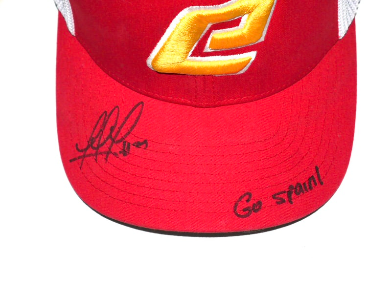 Rusber Estrada Practice Worn & Signed Official Team Spain WBC Flexfit Hat- Worn for World Baseball Classic Qualifiers!