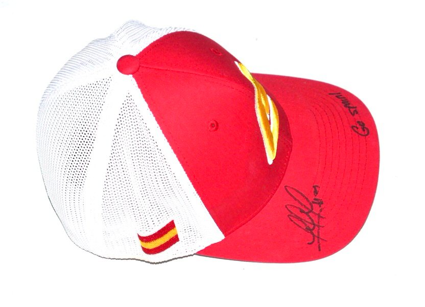 Rusber Estrada Practice Worn & Signed Official Team Spain WBC Flexfit Hat- Worn for World Baseball Classic Qualifiers!