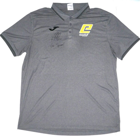 Rusber Estrada Team Issued & Signed Official Team Spain Joma XXL Polo Shirt - Worn for World Baseball Classic Qualifiers!